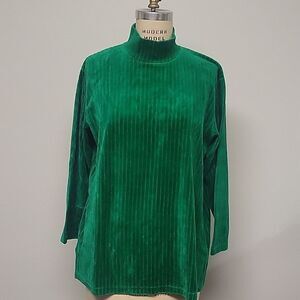 2 Piece Velour Chaus Sport set. Top L, pants XL